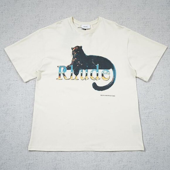 Rhude Printed Cotton Jersey T Shirt